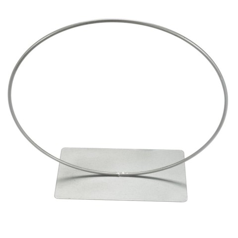 CERCHIO METAL D.22CM ARGENTO